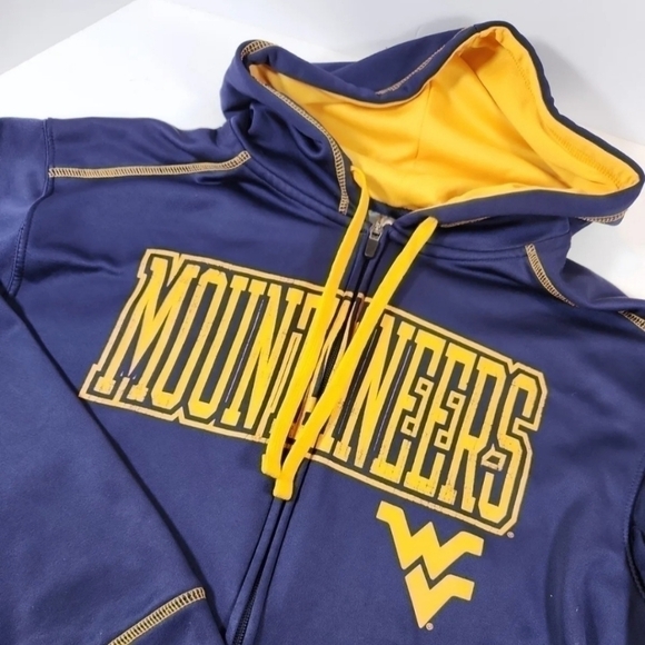 Knights Apparel Other - Wvu West Virginia Mountaineers Men's Knight's Apparel KA Full Zip Jacket M NCAA